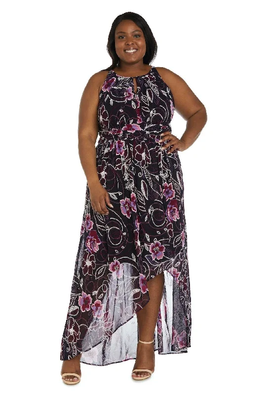 R&M Richards 7958W High Low Formal Plus Size Dress Sale