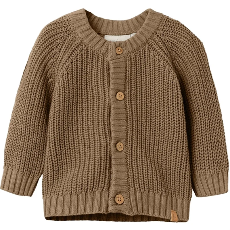 Lil'Atelier Tigers Eye Emlem Knit Cardigan