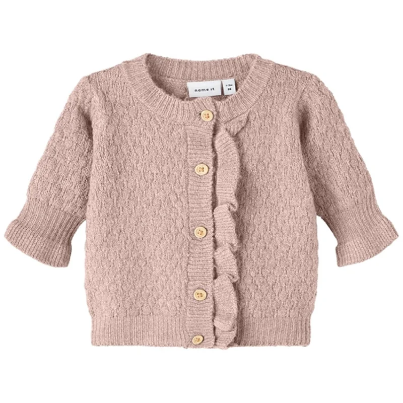 Name it Rose Smoke Tofemme Knit Cardigan