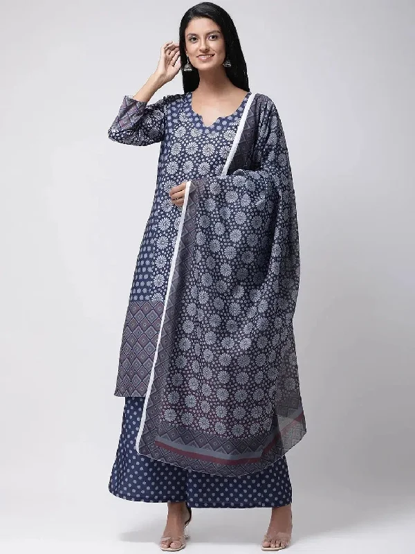 Hangup Women Standard Printed Indian Ethnic Set-X3_3PcKurtaSet