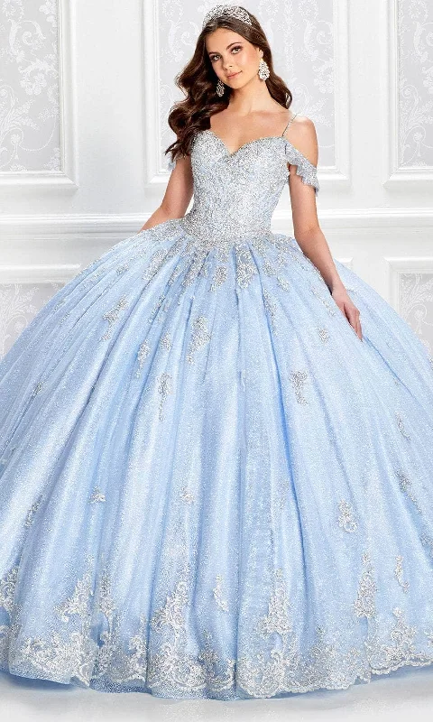 Princesa by Ariana Vara PR22032 - Cold Shoulder V-Neck Ball Gown