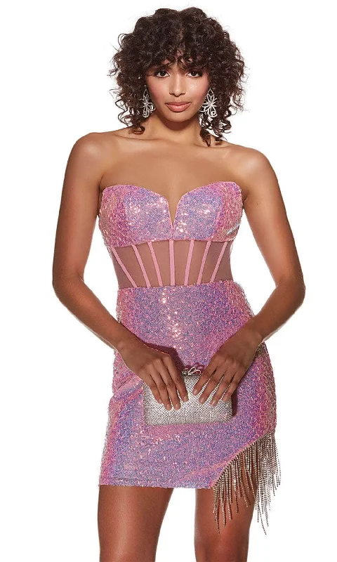 Alyce Paris 4811 - Sequin Strapless Cocktail Dress