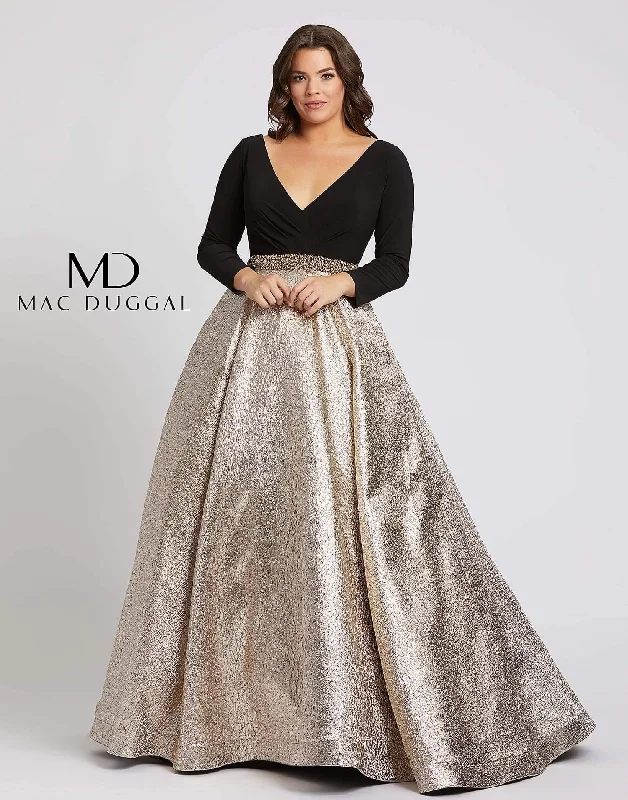 Mac Duggal 67229 Fabulouss Prom Plus Size Long Ball Gown