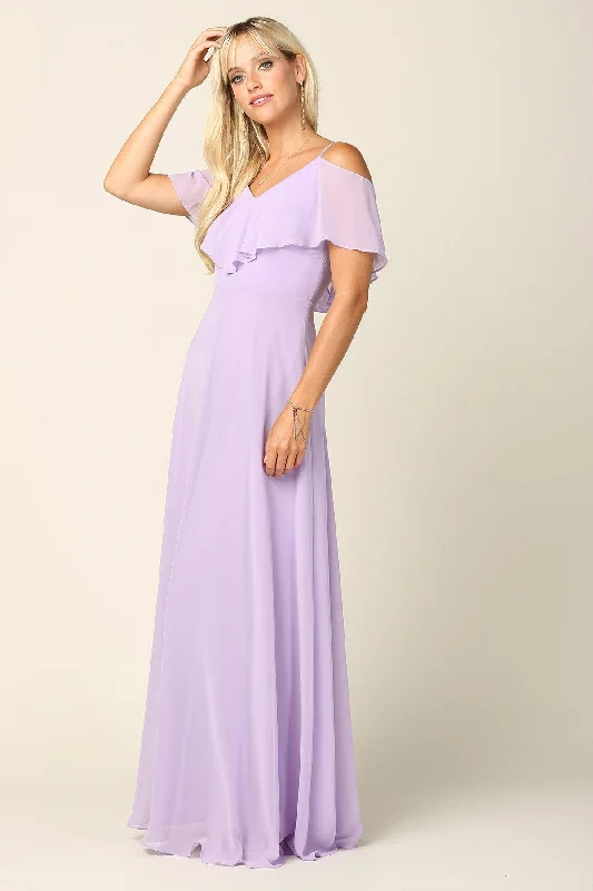 Long Formal Bridesmaids Off Shoulder Prom Dress