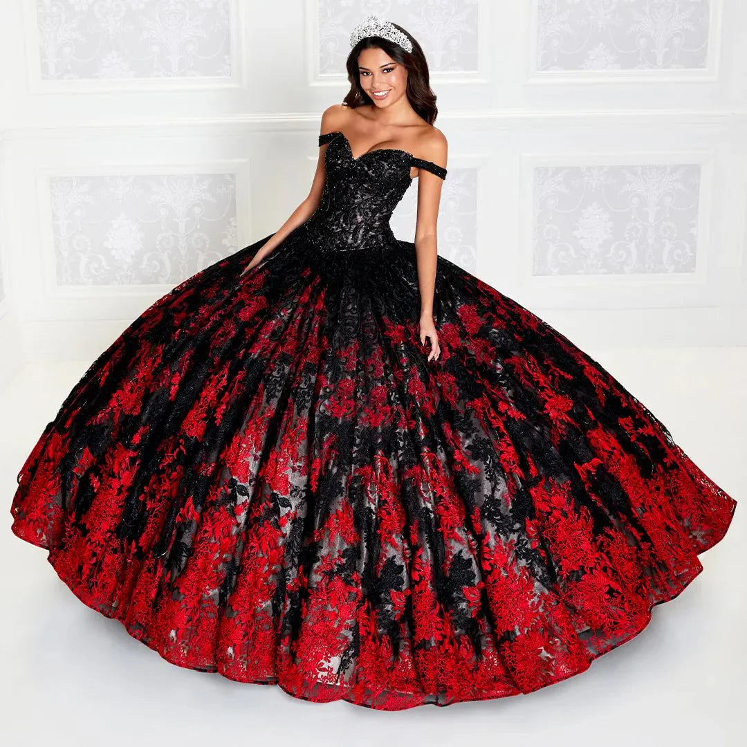 Princesa by Ariana Vara PR12275 - V-Neck Quinceañera Ball Gown