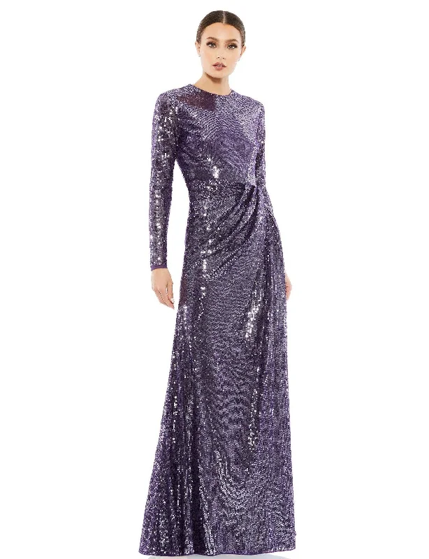 Mac Duggal 10824 Formal Long Sleeve Sequins Dress Sale