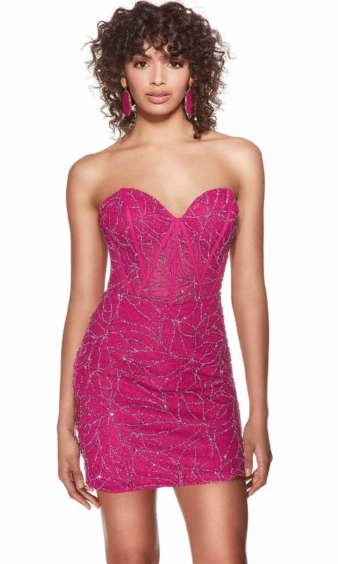 Alyce Paris 4861 - Boning Strapless Cocktail Dress