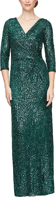 Alex Evenings 8196646 Long Formal Dress