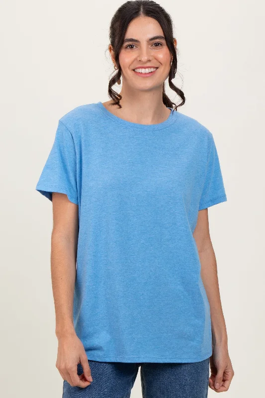 Blue Basic Tee