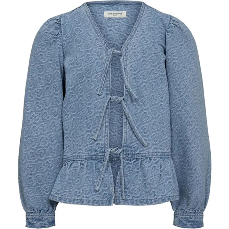 Sofie Schnoor Denim Blue Cardigan