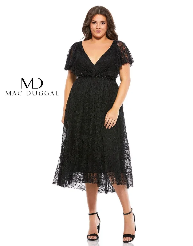 Mac Duggal Fabulouss Short Plus Size Dress Sale