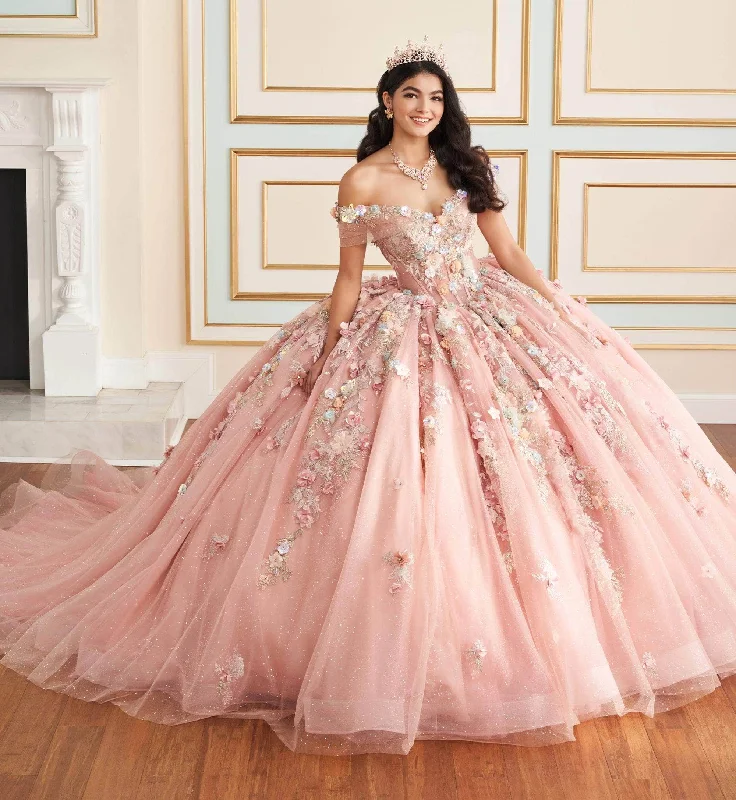 Princesa by Ariana Vara PR30175 - Floral Embellished Sweetheart Neck Ball Gown