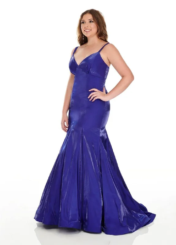 Rachel Allan  Long Formal Plus Size Prom Dress