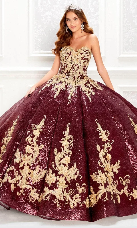 Princesa by Ariana Vara PR22030 - Sequin Strapless Ball Gown