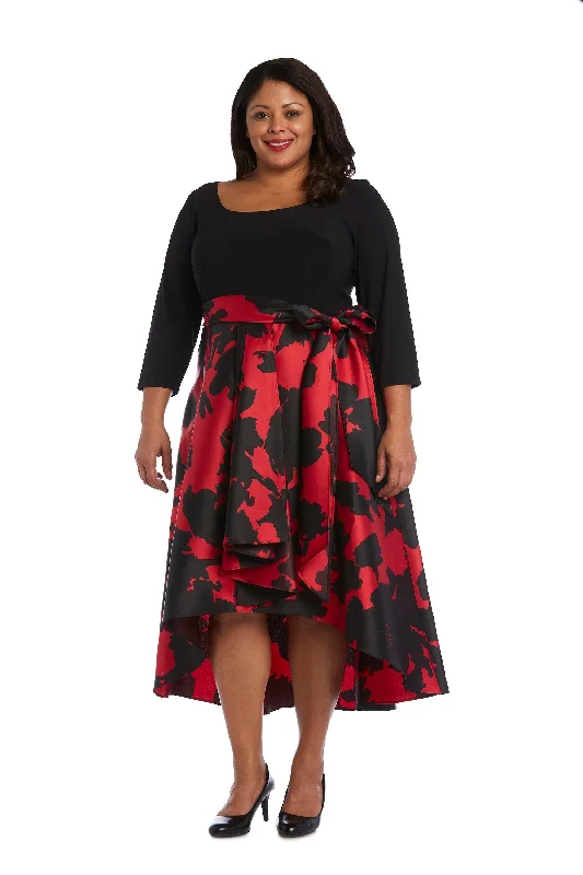 R&M Richards 1621W High Low Plus Size Cocktail Dress Sale