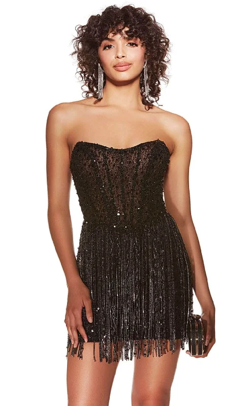 Alyce Paris 4940 - Corset Strapless Cocktail Dress