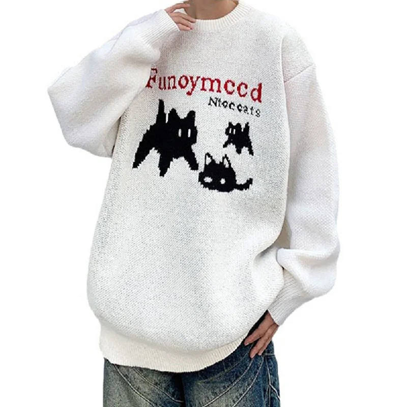 Cute Cat Knit Sweater