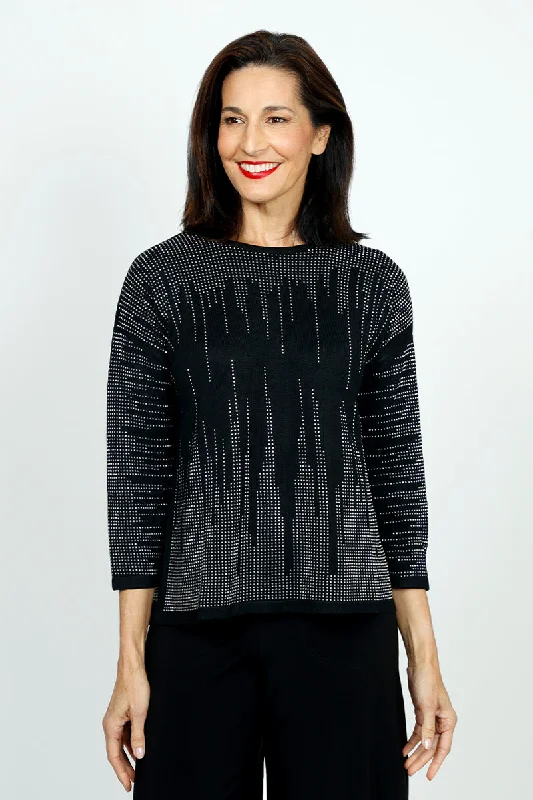 Metric Cascading Sequin Sweater