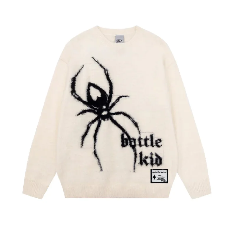 OOC' High Street Spider Jacquard Fleece Sweater