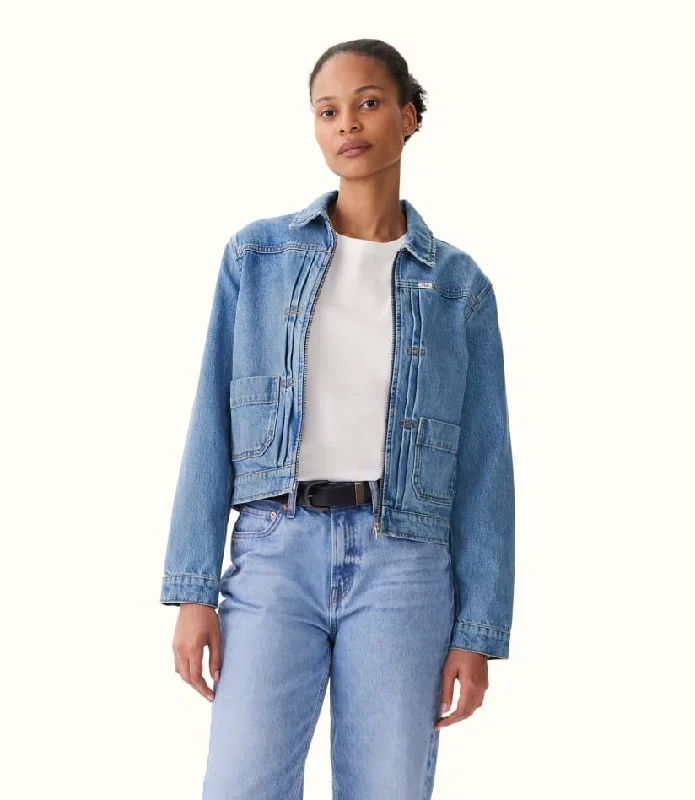 Mile Denim Jacket - Light Indigo Wash