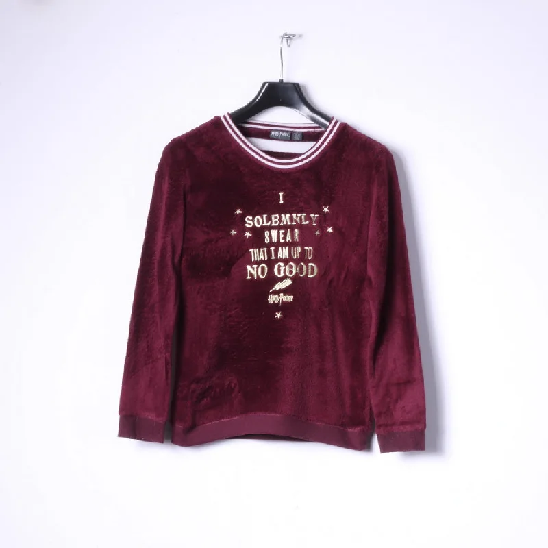 Love to Lounge Womens S Night Shirt Burgundy Harry Potter Sleep Soft Top