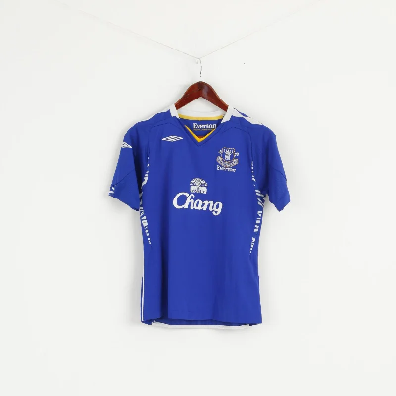 Umbro Everton  Womens 10 36 S Shirt Blue Football Club Jersey Top