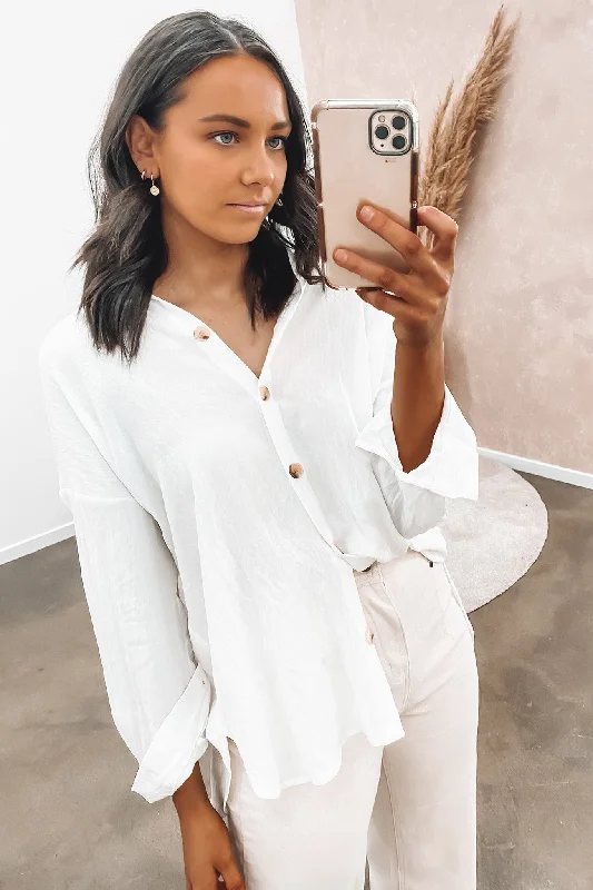 Macie Shirt White