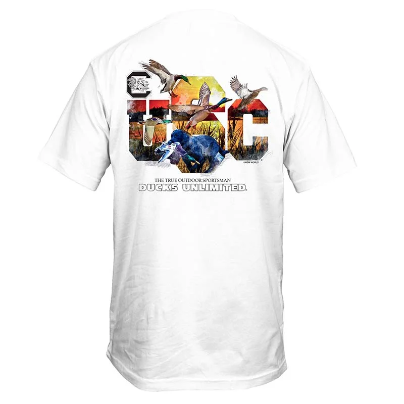 Ducks Unlimited USC Colorful Sketch Short Sleeve T-Shirt