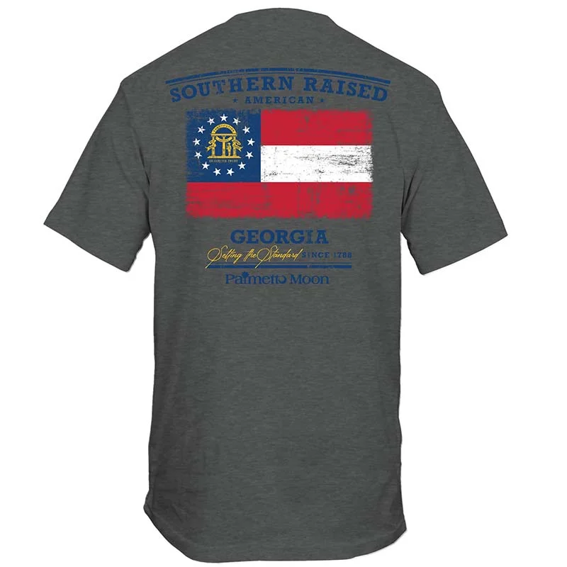 Georgia State Flag Short Sleeve T-Shirt