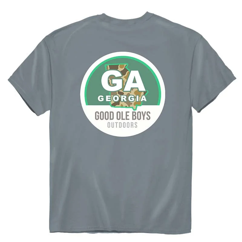 Georgia Buzz Camo Short Sleeve T-Shirt