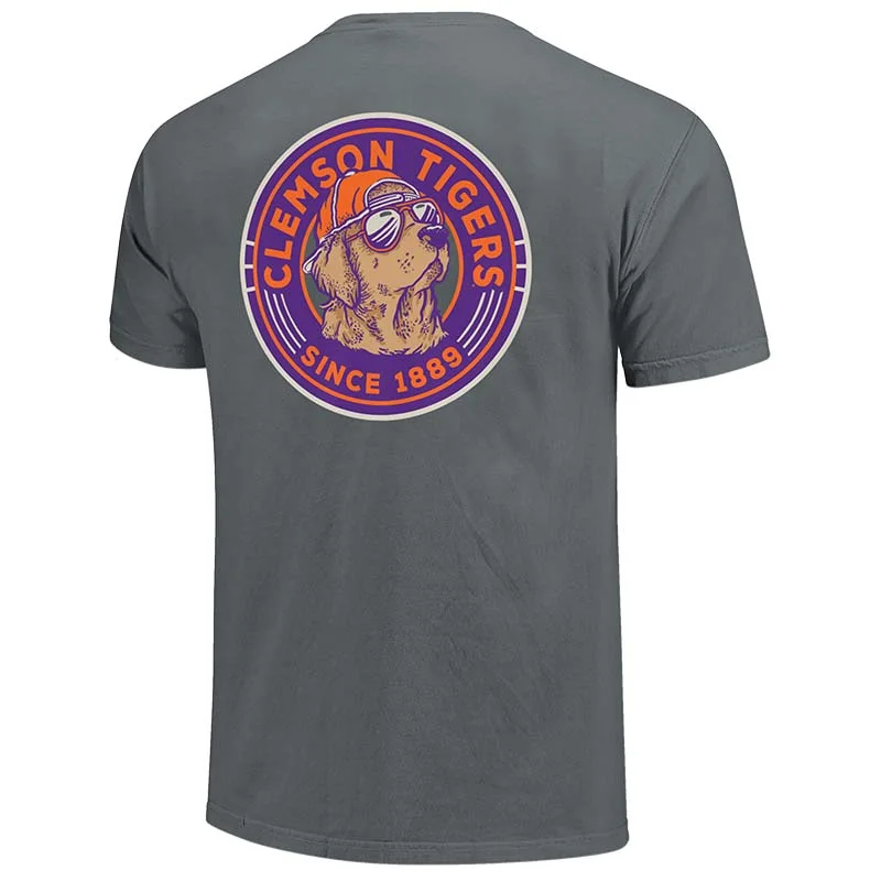 Clemson Cool Lab Circle Badge Short Sleeve T-Shirt