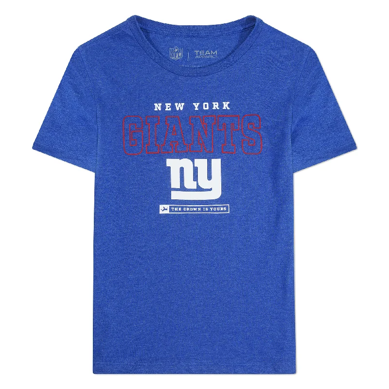 New York Giants Crown Women's Short Sleeve T-Shirt