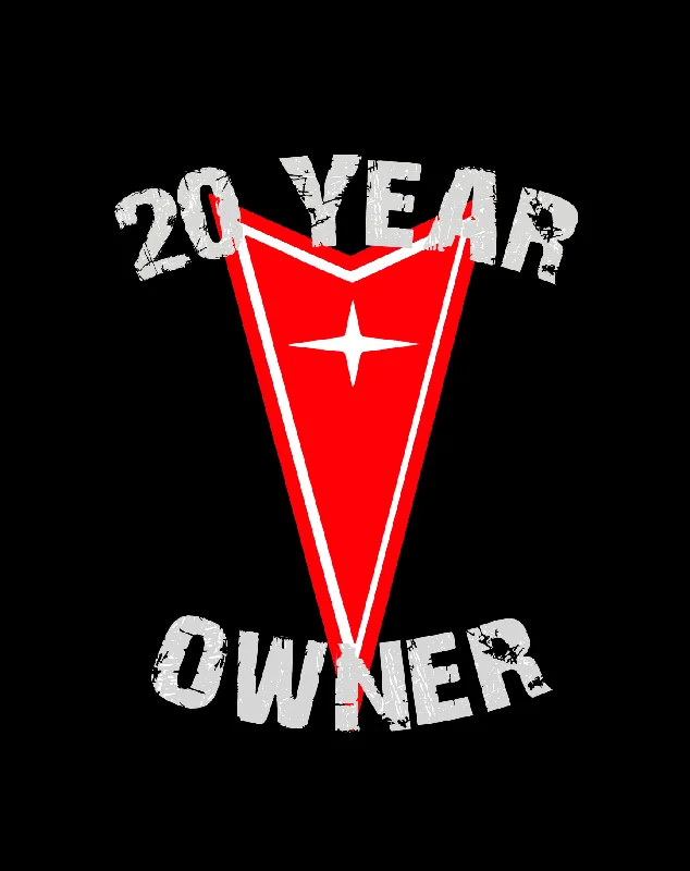 Pontiac 1970's 20 Year ANNIVERSARY OWNER T-Shirt