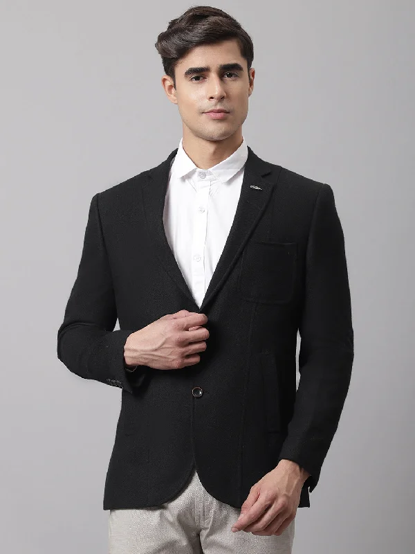 Men Black Formal Blazer