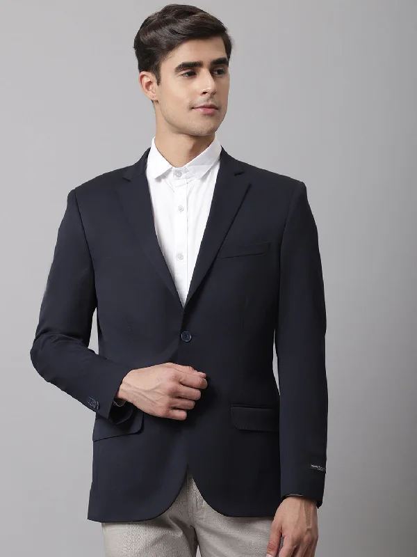 Men Navy Formal Blazer