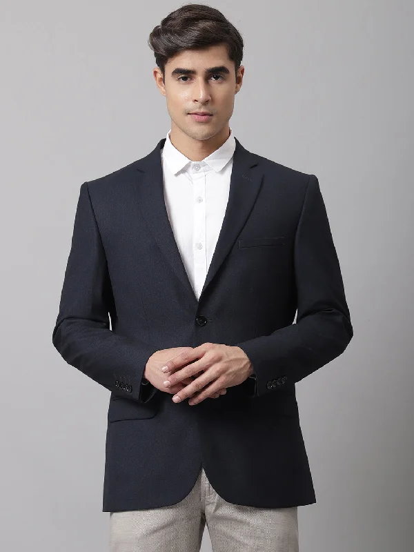 Men Navy Formal Blazer