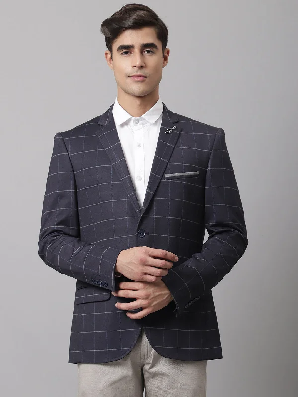 Men Navy Formal Blazer