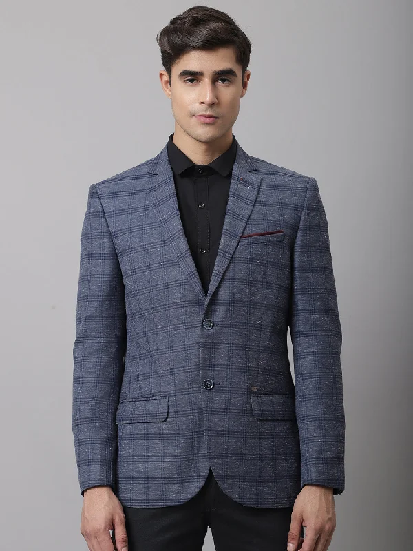 Men Navy Formal Blazer