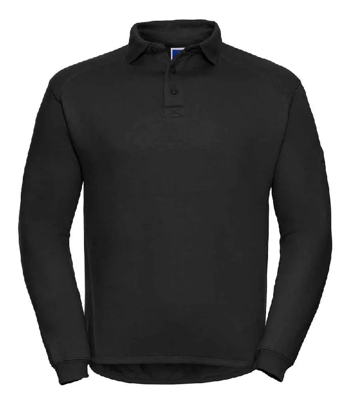 Russell Heavy Duty Collar Sweatshirt | Black