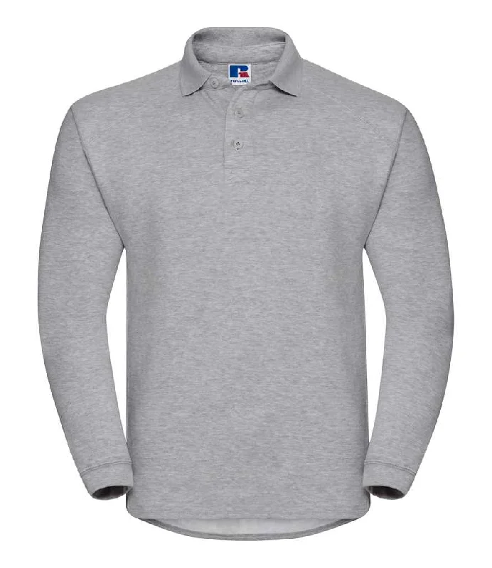 Russell Heavy Duty Collar Sweatshirt | Light Oxford