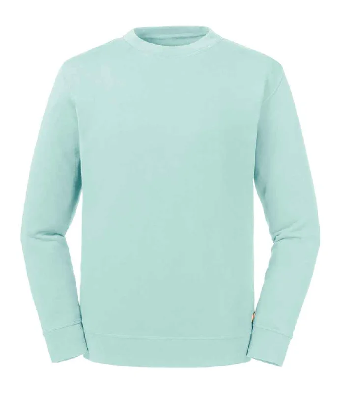 Russell Pure Organic Reversible Sweatshirt | Aqua