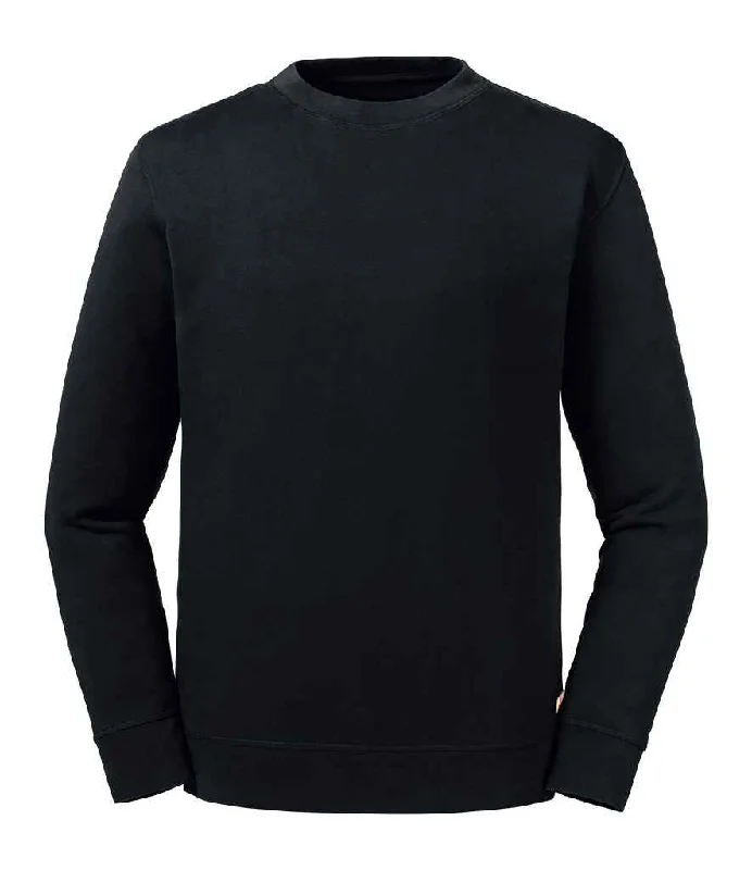 Russell Pure Organic Reversible Sweatshirt | Black