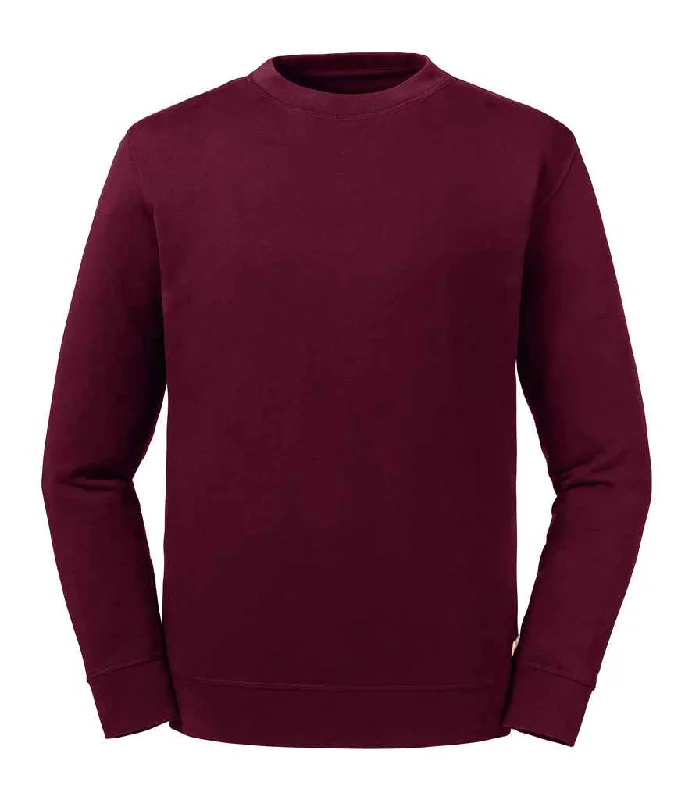 Russell Pure Organic Reversible Sweatshirt | Burgundy