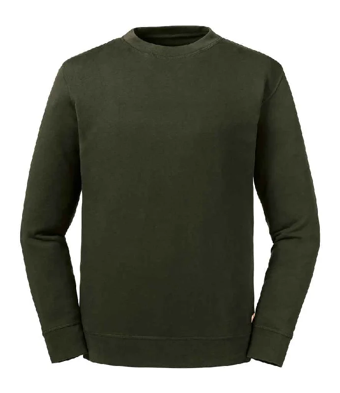 Russell Pure Organic Reversible Sweatshirt | Dark Olive