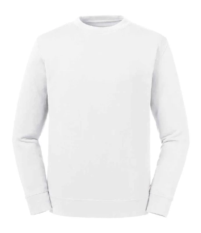 Russell Pure Organic Reversible Sweatshirt | White