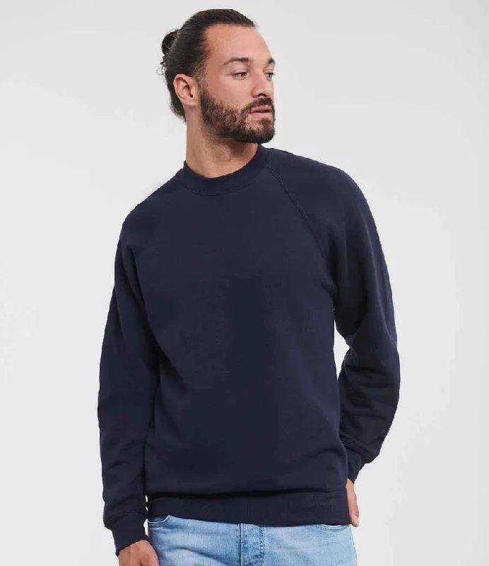 Russell Raglan Sweatshirt | French Navy