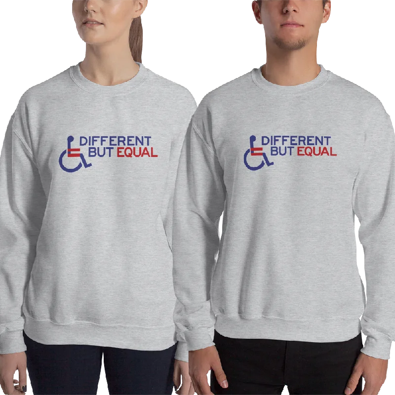 Different but Equal (Disability Equality Logo) Design 2 Sweatshirt