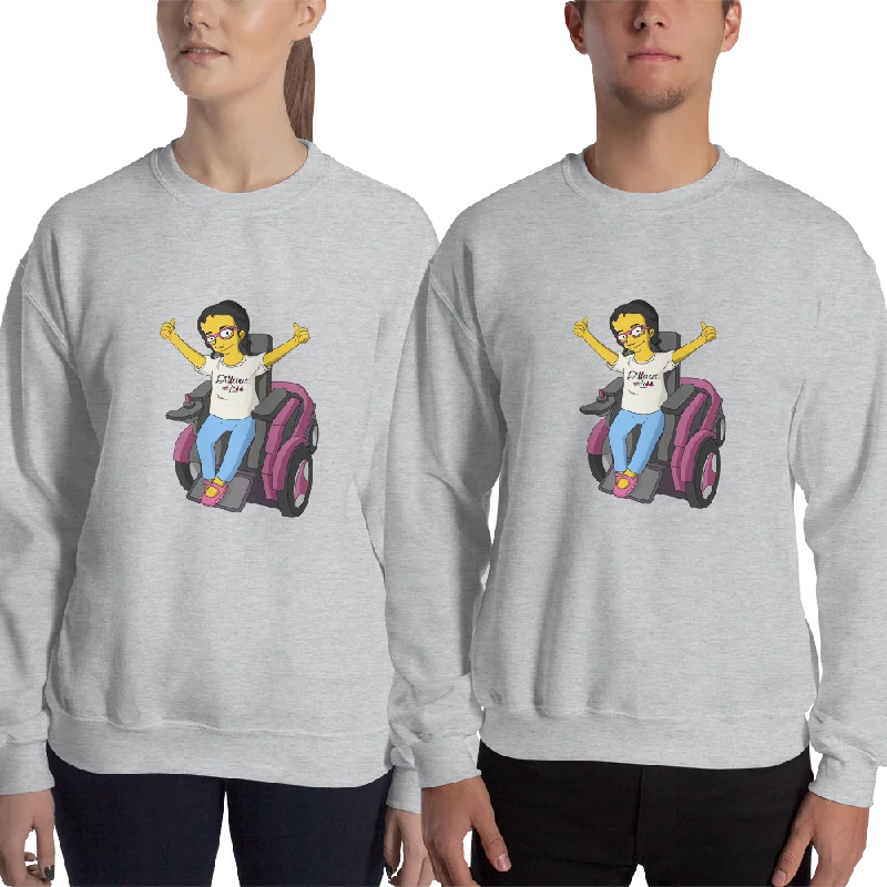 Esperanza From Raising Dion (Yellow Cartoon) D.D.N.E.L. Sweatshirt