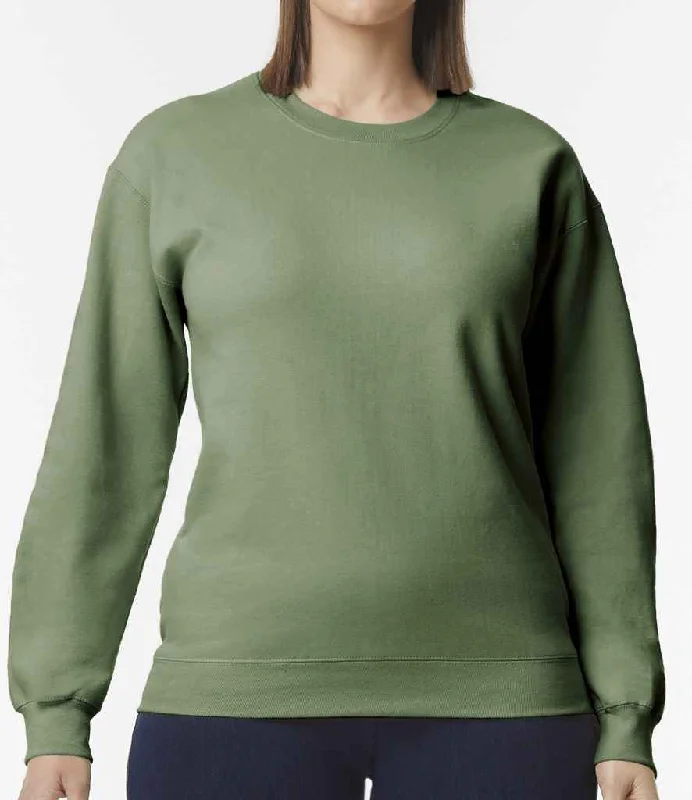 Gildan SoftStyle® Midweight Crew Neck Sweatshirt | Military Green