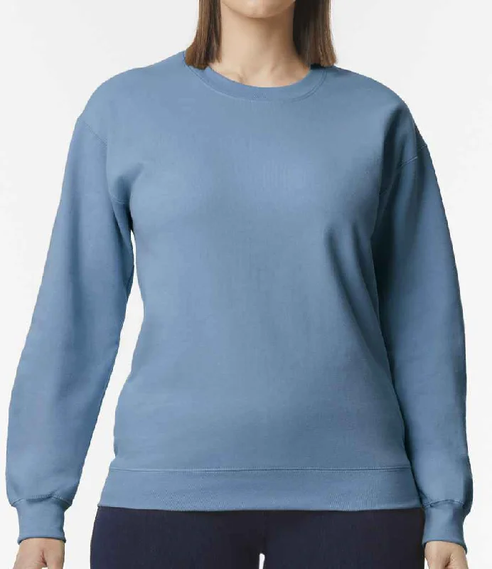 Gildan SoftStyle® Midweight Crew Neck Sweatshirt | Stone Blue